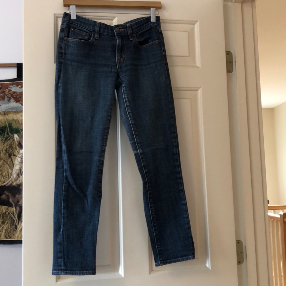 Toothpick ankle jeans